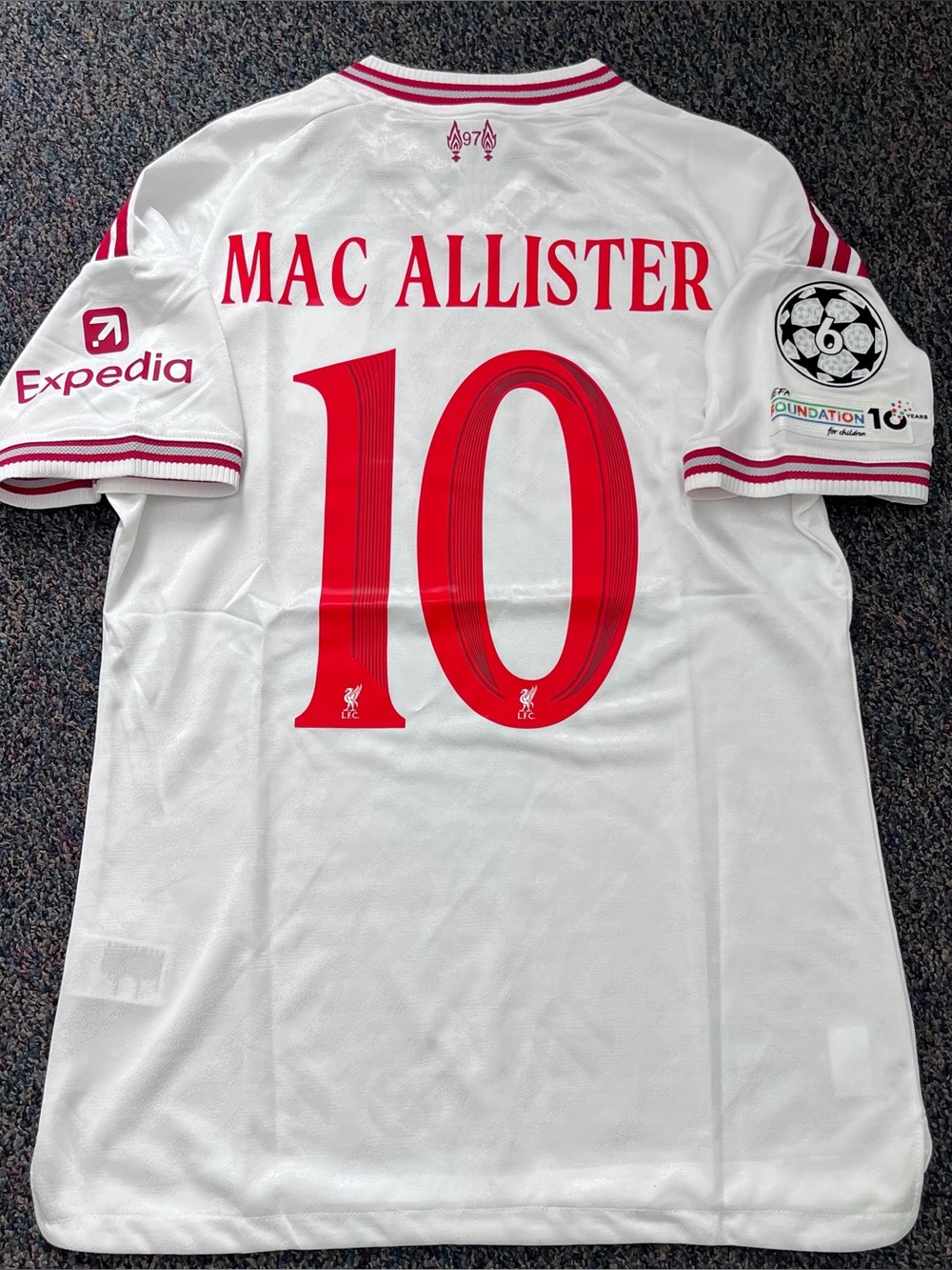 MAC ALLISTER 10 LIVERPOOL 26/27 AWAY JERSEY (L)